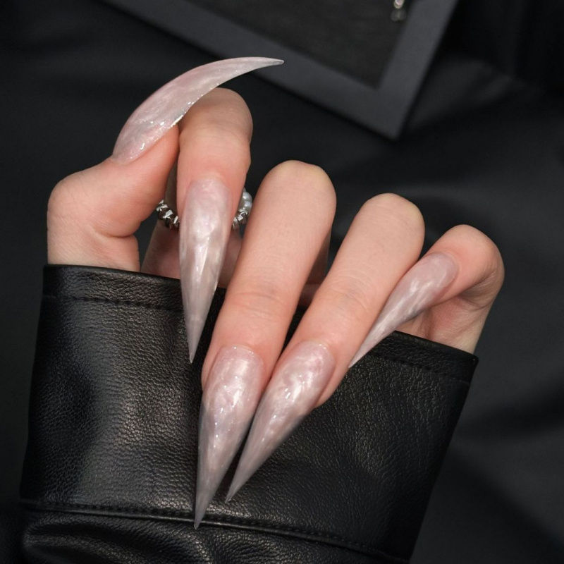 Nail Art Press On - Super Long Stiletto Press On Nails