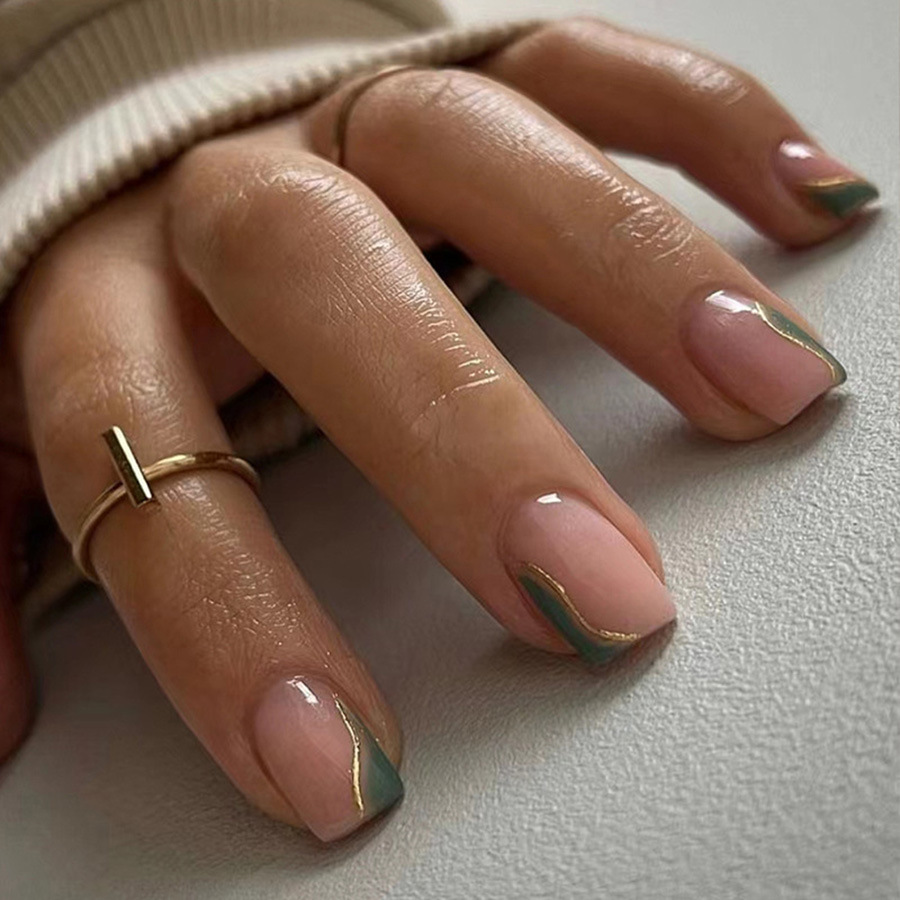 Short fake nails for women gir - Nail Art Press On ulasan dan harga