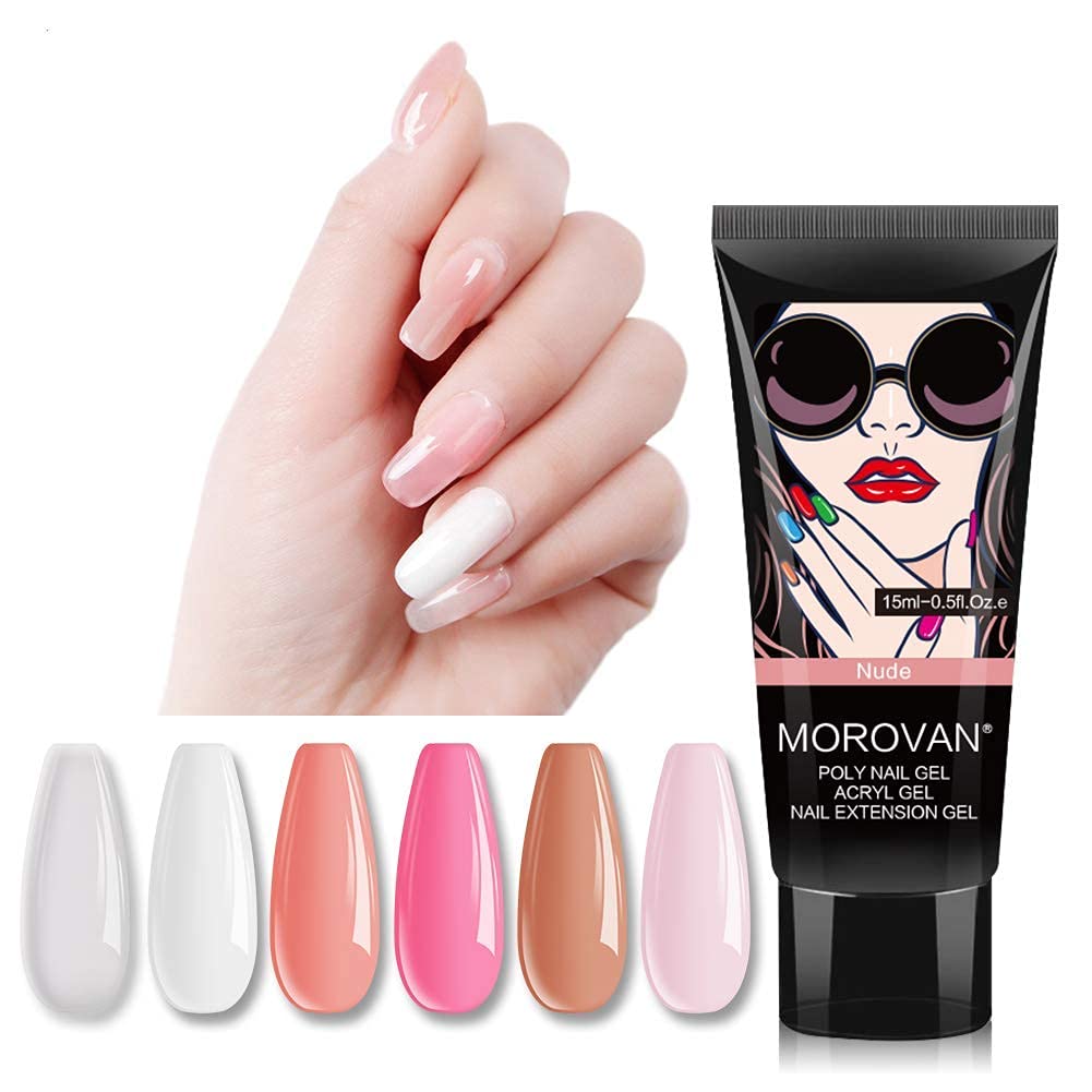 Poly Nail Gel Kit -6 Colors 0. - Nail Art Ombre ulasan dan harga
