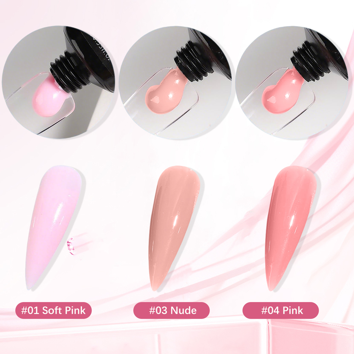 Duolingdai 4 Color Poly Nail E - Nail Art Ombre ulasan dan harga