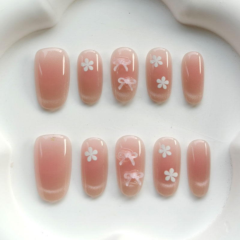 10Pcs Teenage Girl Fashion Cut - Nail Art Press On ulasan dan harga